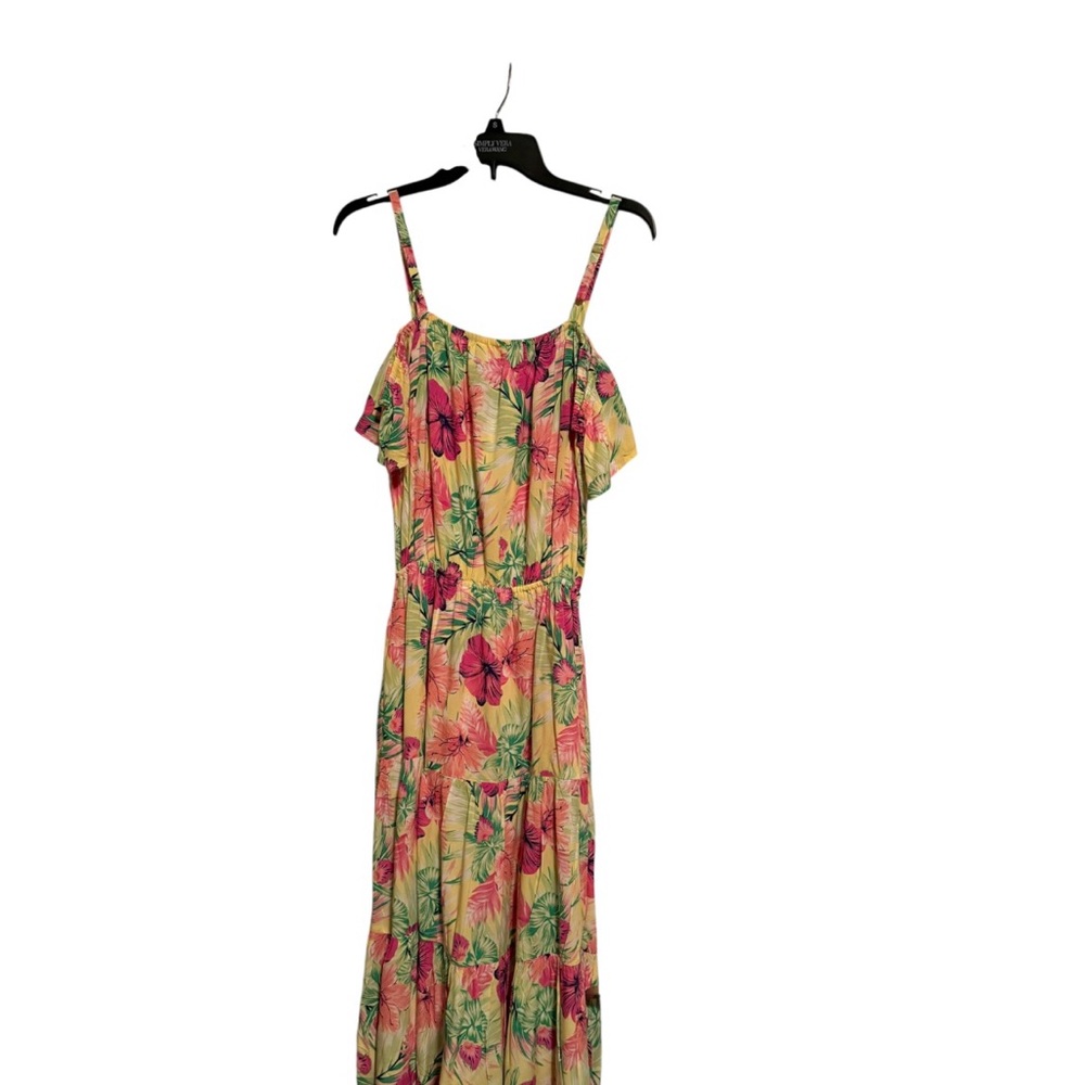 THE CHILDREN ‘S PLACE | Pink and Green Pleated Tiered Sundress